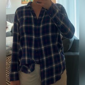 Treasure & Bond Blue Flannel